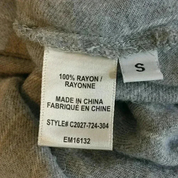 Cloth & Stone Grey Striped Flannel - Picture 5 of 6